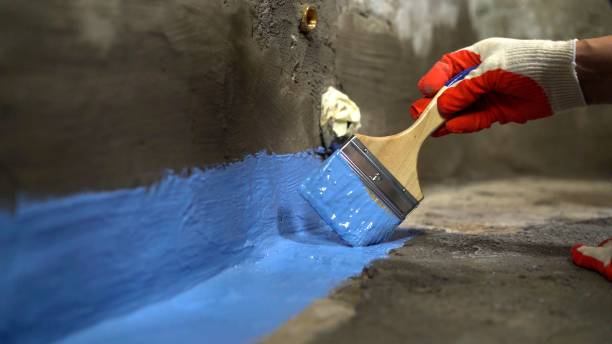 Commercial Interior Drainage System project at a Burt, MI business property by SJ Waterproofing Pros